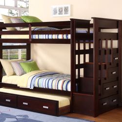 BUNK BED SUPER SPECIAL READY FOR PICK UP OR DELIVERY Twin/Twin Convertible Bunk Bed -