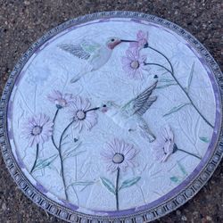 Hummingbird Flowers Wall Art