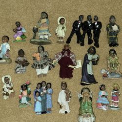 18 African American Figurines 