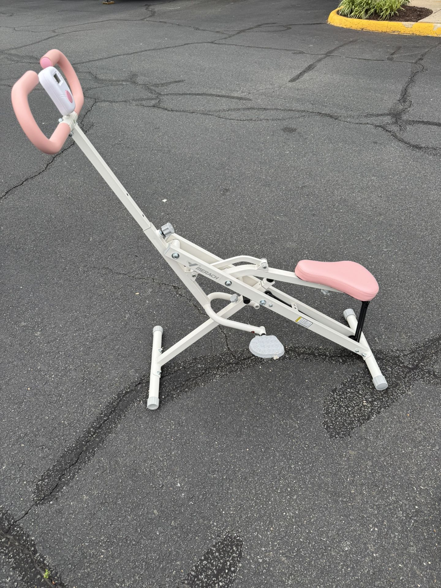 Pink Merach Adjustable Squat Assist Trainer Machine