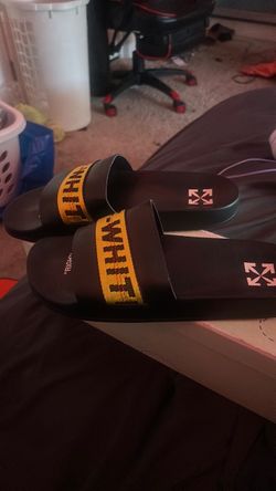 OFF-WHITE industrial belt slides, Size 45 eu, Size 12 us men