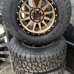 Wheeles impact 17x9 lionhart kilima A/T 285/70R17 