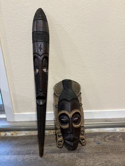 Decorative Wooden African Masks
