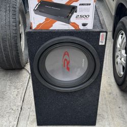 15 Inch Alpine Type R Subwoofer And Amp 
