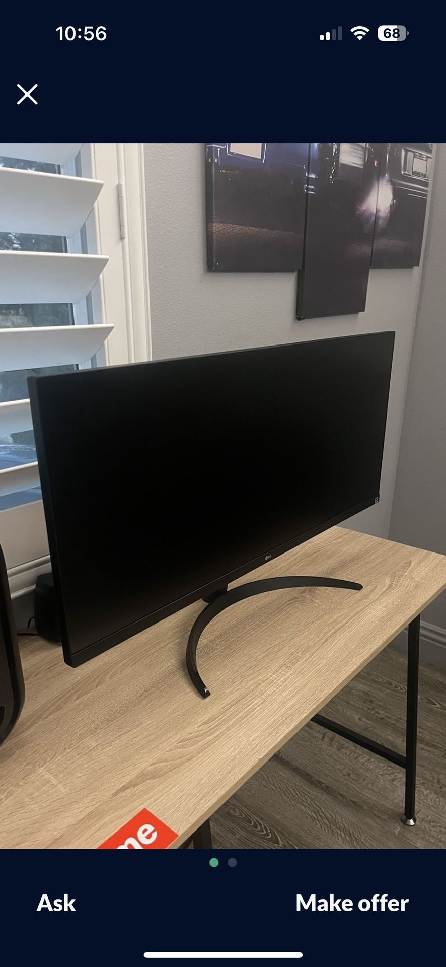 2 Lg gaming monitors ( $150 Each) - Brand New Price Is $379