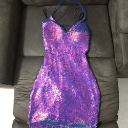 Sequin Dress (New) / Vestido De Brillo Nuevo Size Xxs 