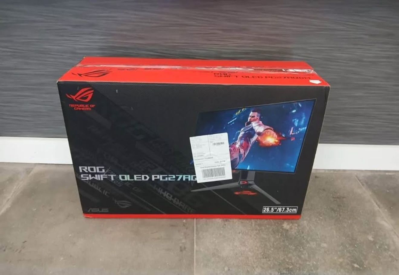 ASUS ROG Swift PG27AQDM 26.5” OLED Gaming Monitor – 240Hz, 0.03ms – Like New, Local Pickup Only