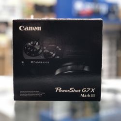 Canon Powershot G7x Mk iii 