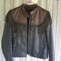 leather jacket woman's small