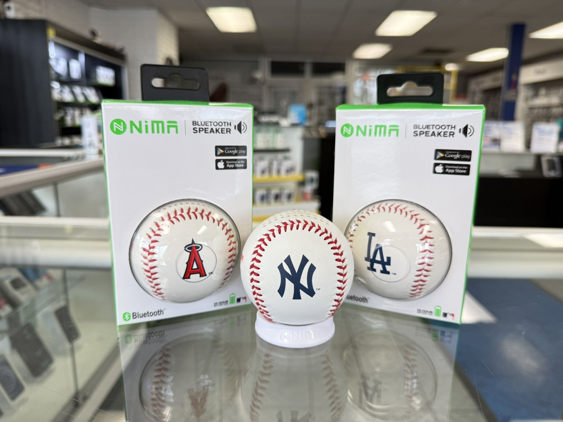 Portable Bluetooth Speaker Baseball Speaker Angels, Dodgers, Yankees