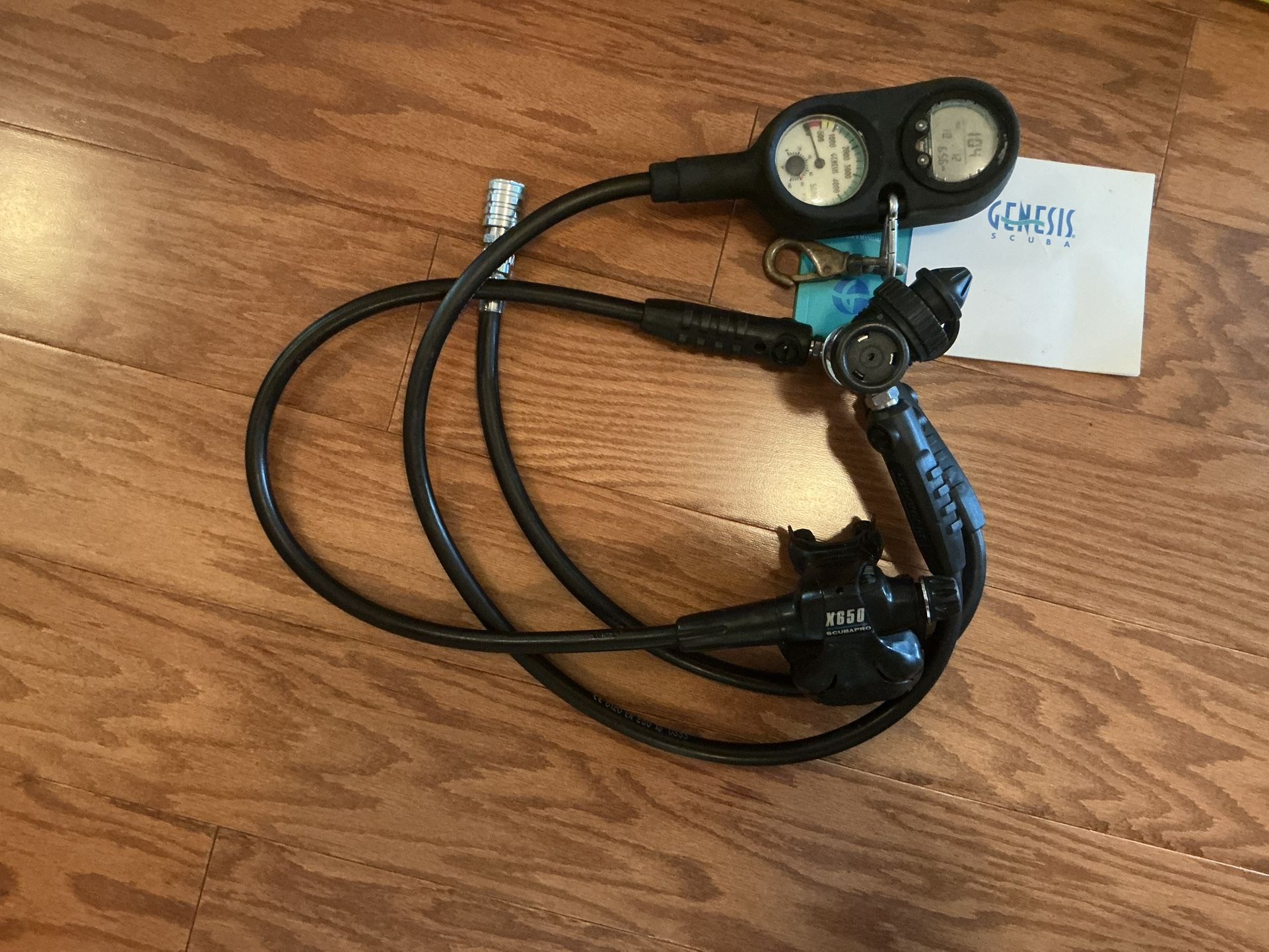 Scuba Pro Regulator W/ 2 Button Computer