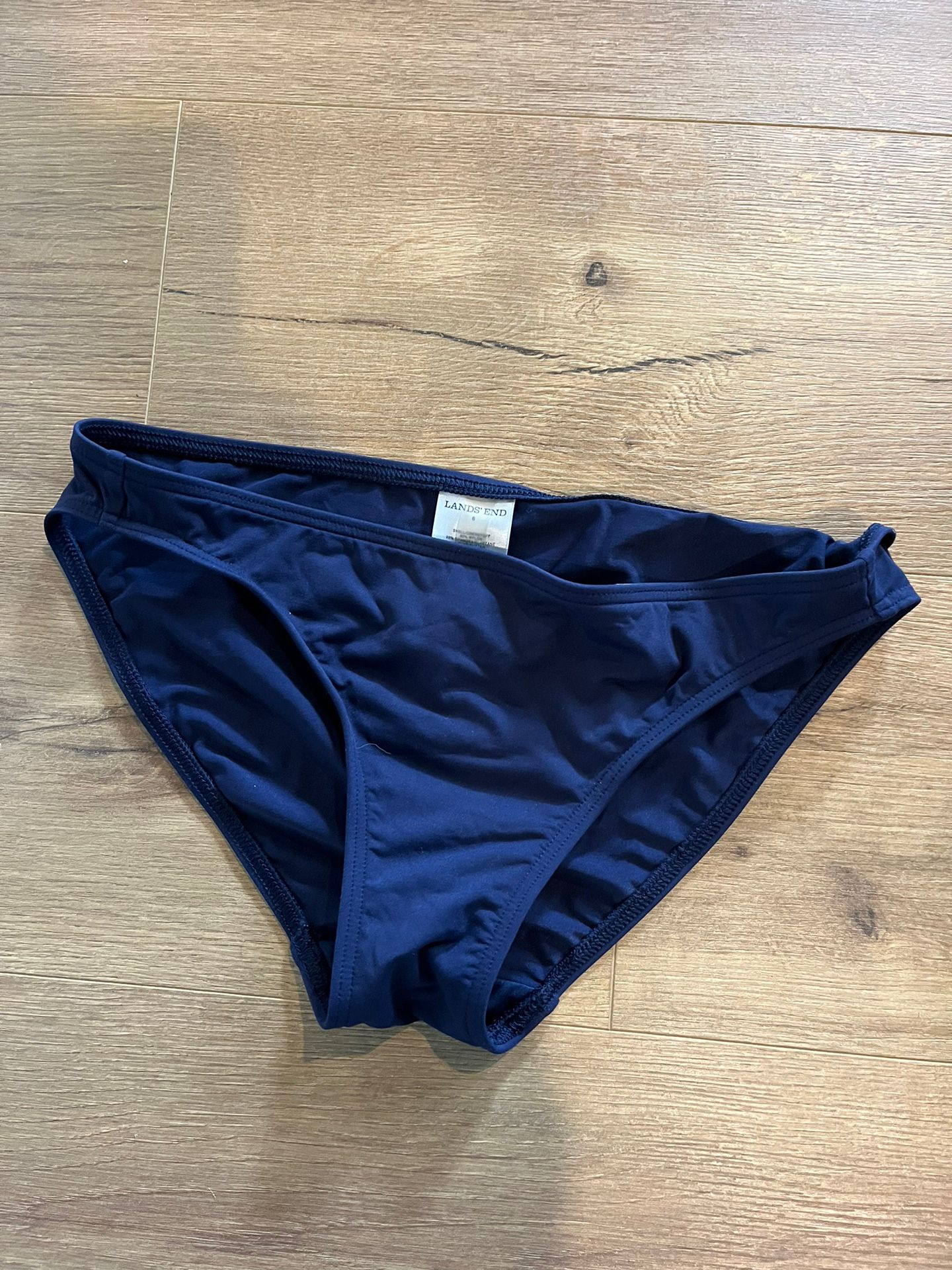 Navy Blue Women’s Lands’ End Swimsuit / Bikini Bottom Separate - Size Small