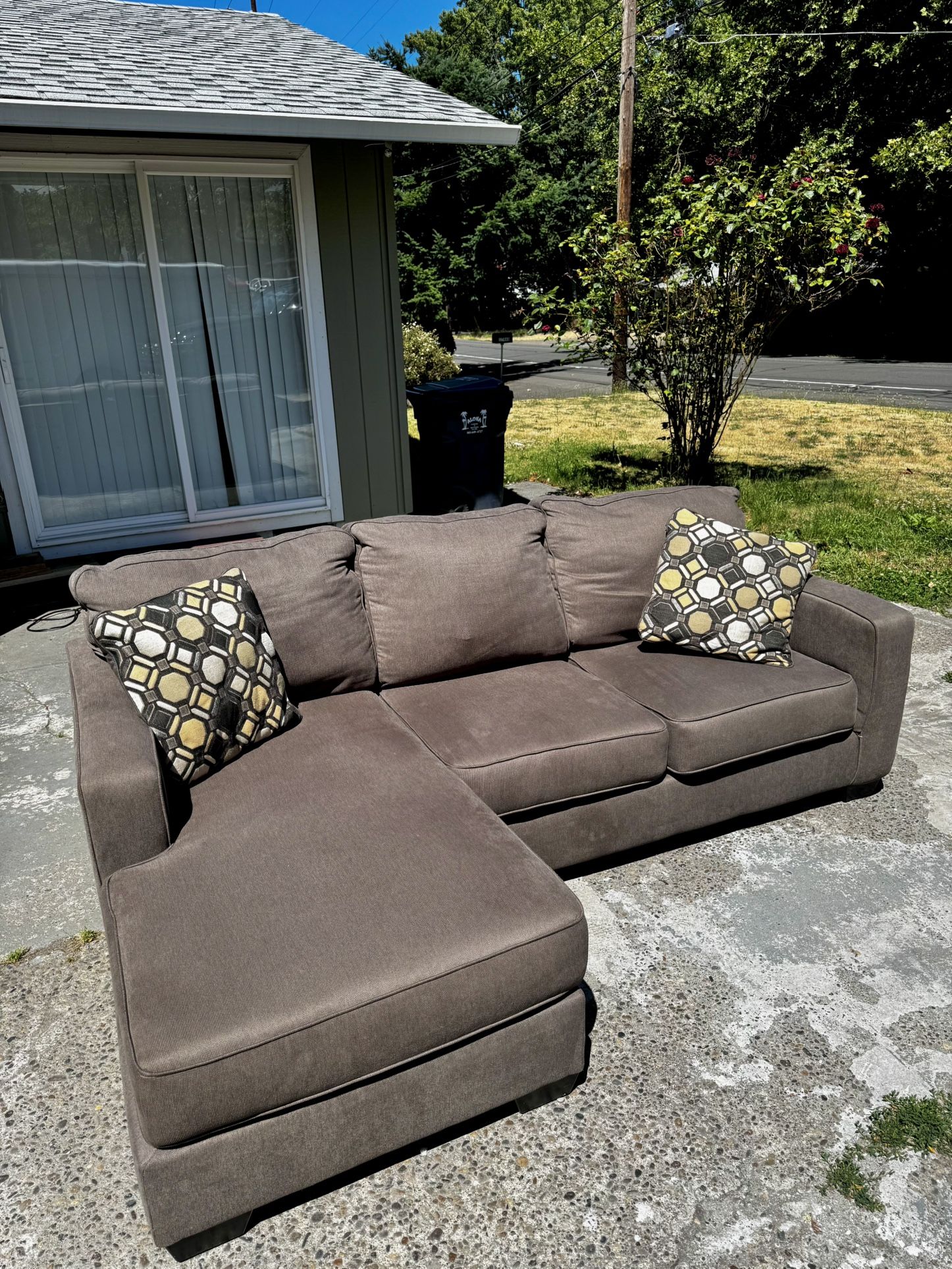 Reversible Sectional Couch - Ashley Furniture 