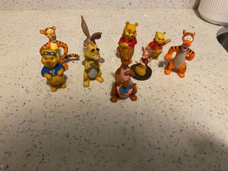 Winnie the Pooh Character Figures Set of 7