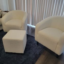 Accent Chairs And Ottoman