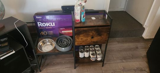 Holbrook raised dog bowls feeding station