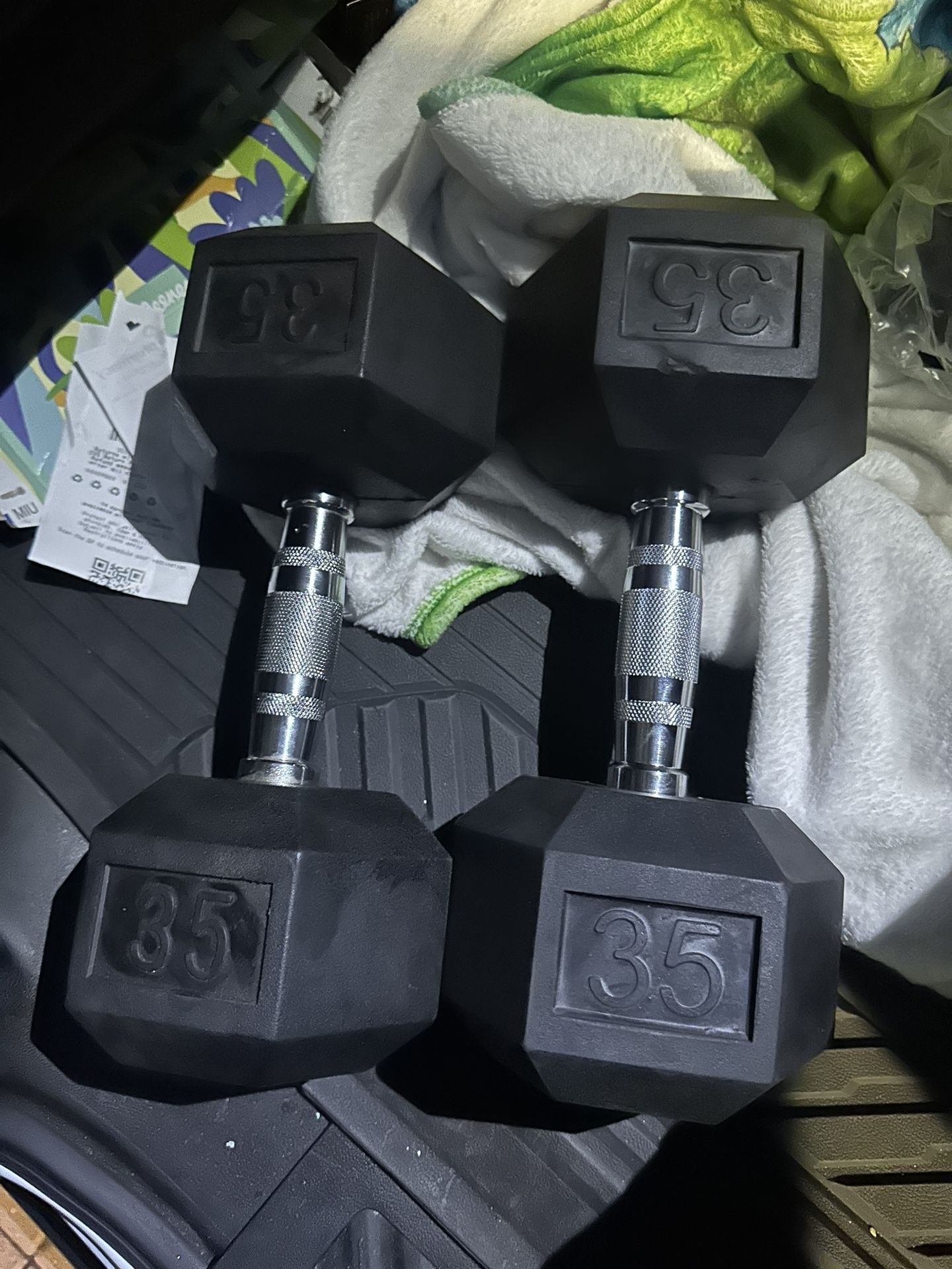 New 35lb Dumbbells
