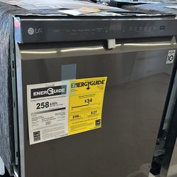 New LG Dishwasher In Dark Stainless Steel- Financing Available 