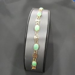 OVAL JADE BRACELET