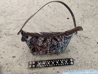 Camo purse & matching bracelet