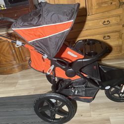  Baby Trend XCEL Tiger Lily Jogger Single Seat Stroller