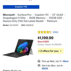 Microsoft Surface Pro Snapdragon X Elite