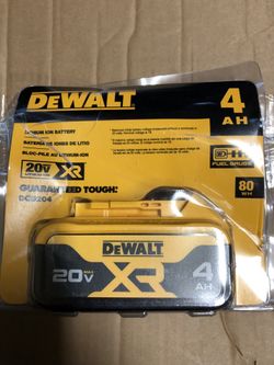 Dewalt 20v xr 4AH Fuel Gauge Battery  Tool
