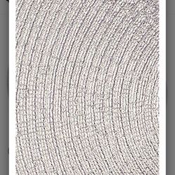 Silver Metallic Round Woven Placemats