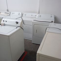 Dryers and washers available for sale