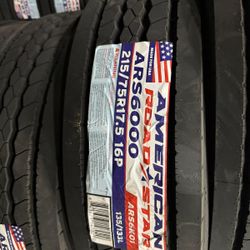 215 75 17.5 New Tires 