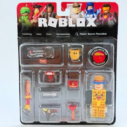 Roblox Makin’ Bacon Pancakes Avatar Shop 10 Pieces Figures Accessories Sealed