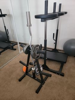 Weight Plate Tree Storage Rack