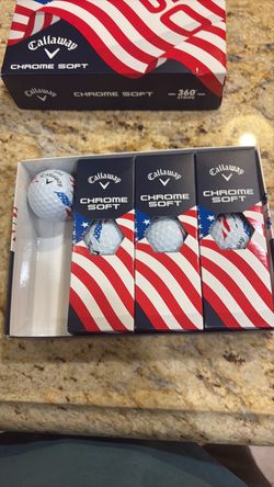 10 NEW CALLAWAY CHROME SOFT 250 GOLF BALLS