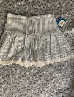 Light blue skirt