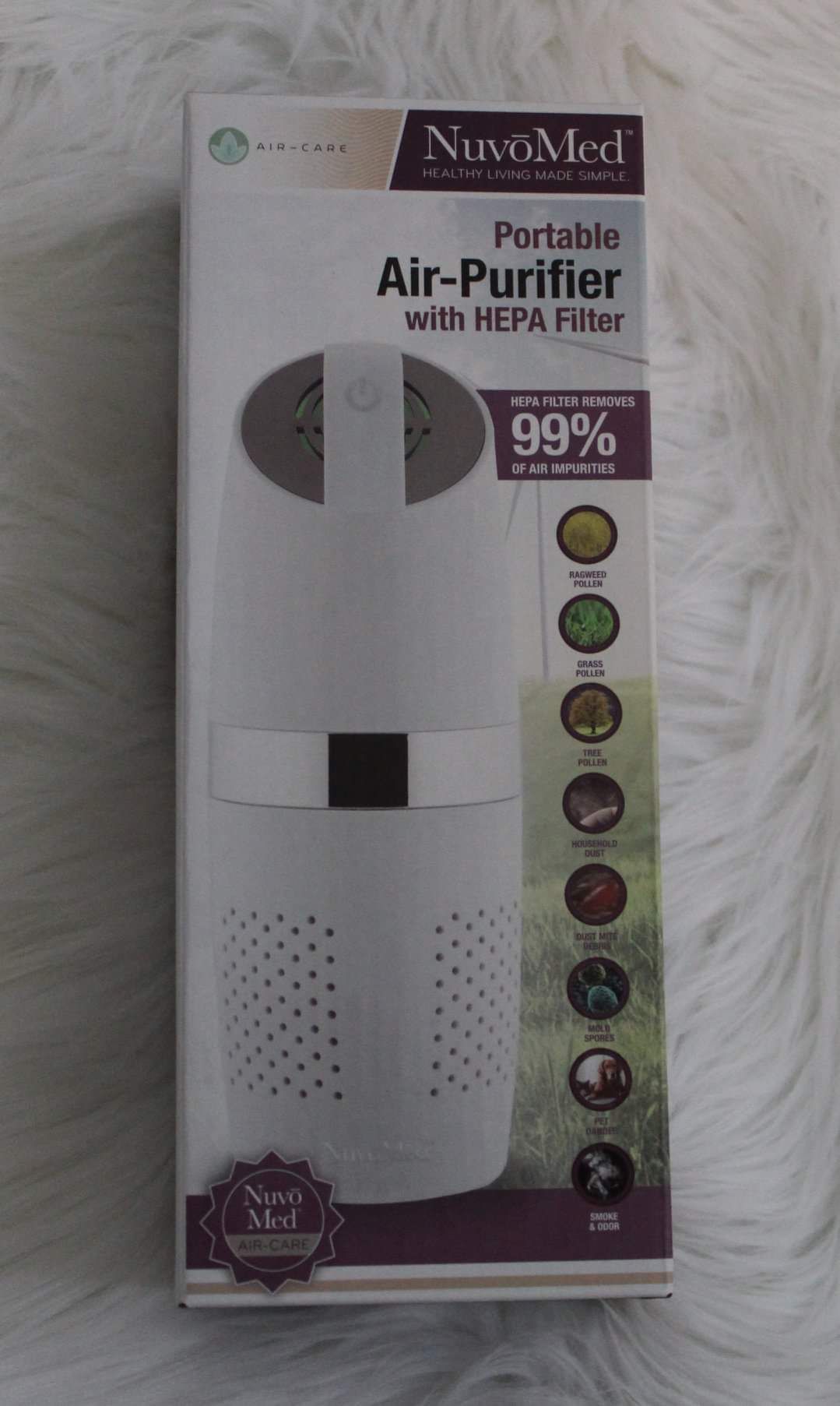 Portable Air Purifier with HEPA Filter, NEW, Never opened