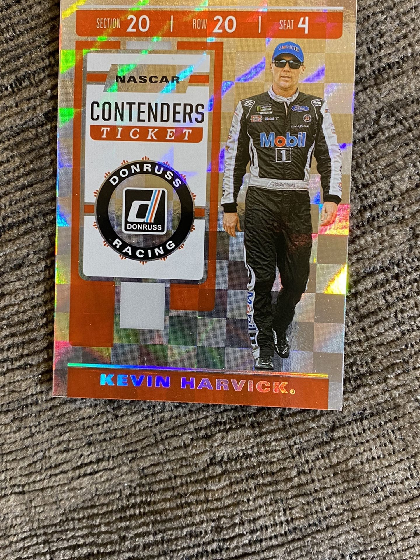 2020 KevinHarvick NASCAR Contenders Ticket Card No.C2