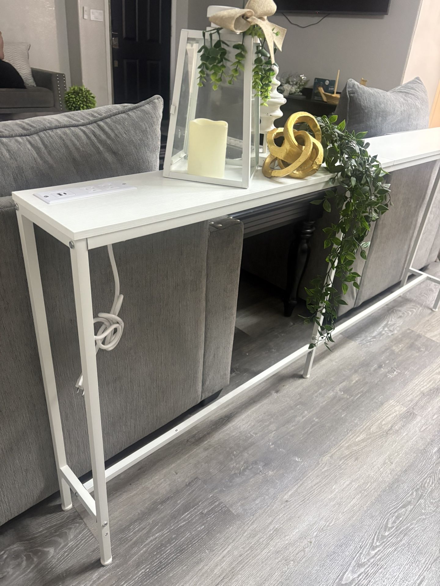 , Behind Couch Table