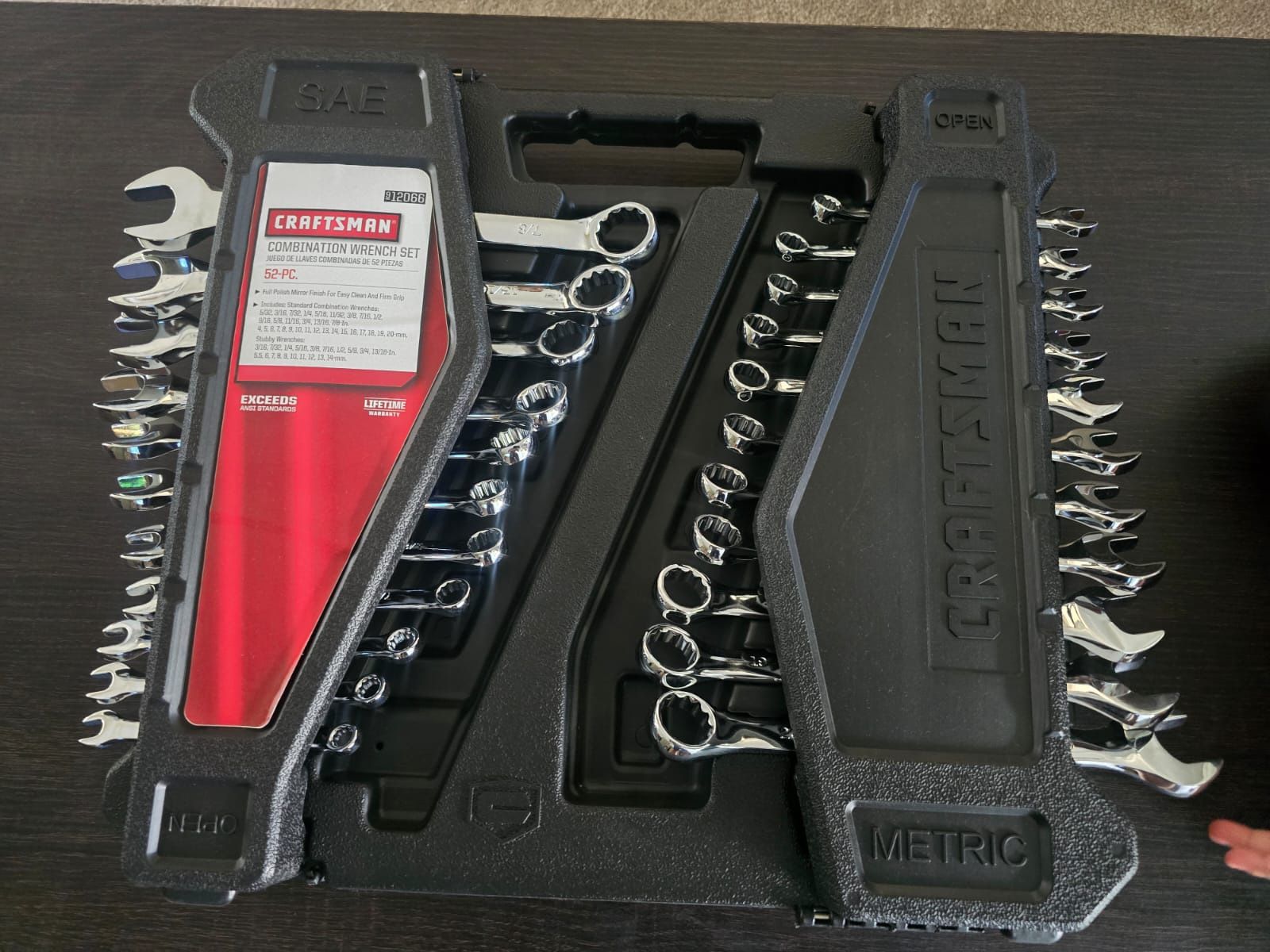 Craftsman 52-Piece Combination Wrench Set