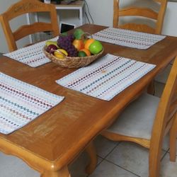 Comedor De Madera 4 Sillas