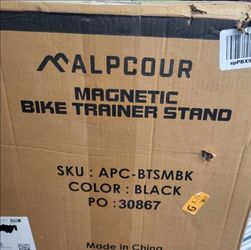 Bike Trainer Stand - Alpcour Magnetic Bike Trainer Stand