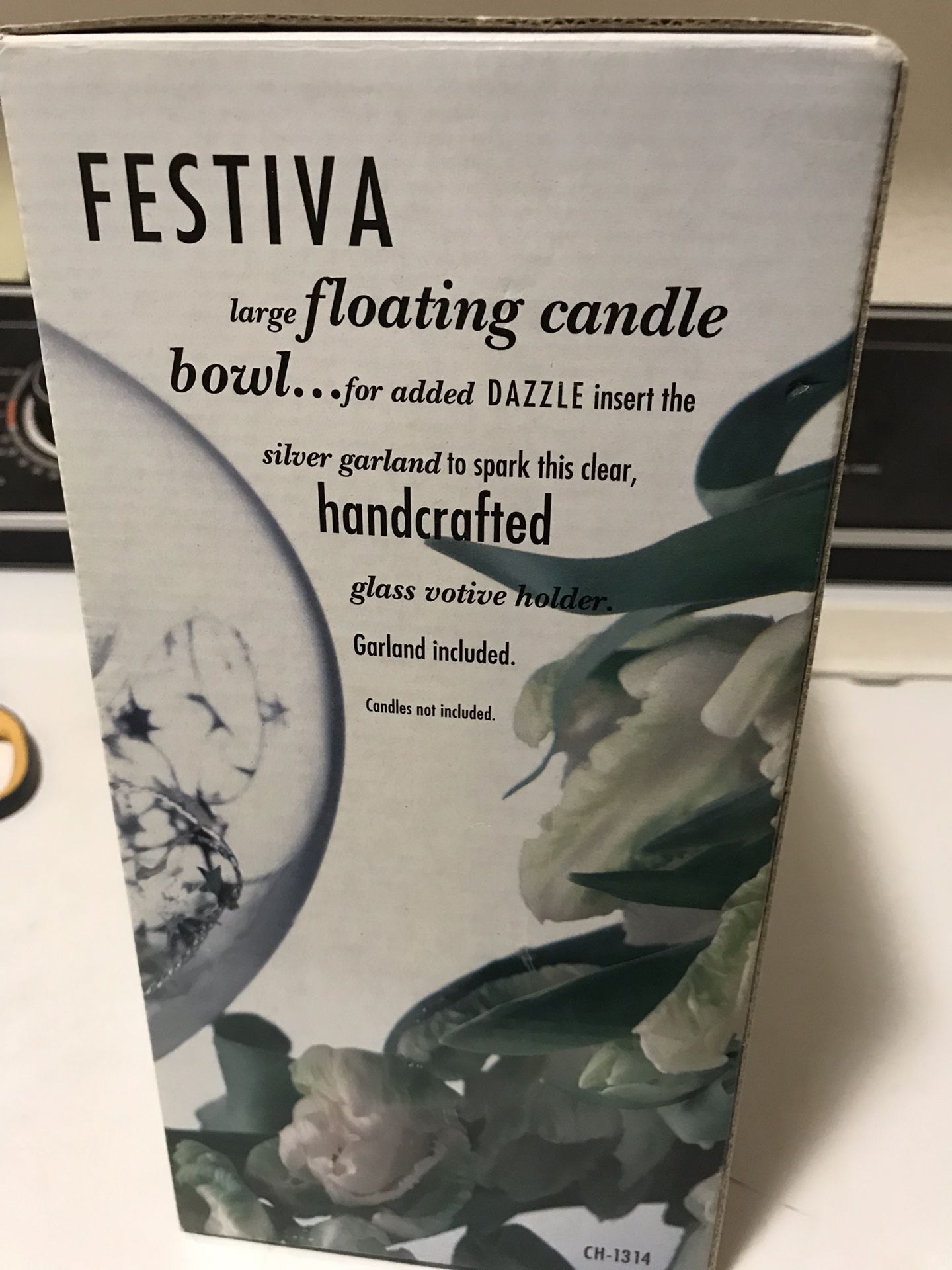 New! Festival floating candle bowl