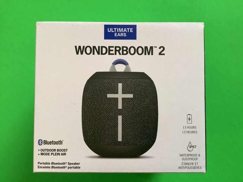 Wonderboom 2 - Black (Bluetooth Speaker)