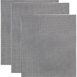 Grill Mesh Mat- Non-Stick Cooking Mats for Grilled Vegetables/Fish/Fajitas/Shrimp, Grilling Sheet Liner, Reusable Grill Accessories - Use on Gas, Char