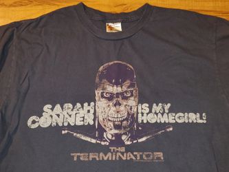07" THE TERMINATOR MEN'S T-SHIRT SZ-L BAY ISLAND