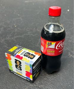 Panini 25 selves with 7 stickers each and a coke with a special edition sticker