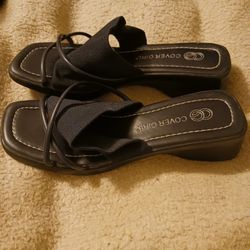 Ladys Dress Sandal Cover Girl Size 6.5