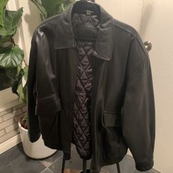 Vintage Men’s Leather Jacket Size L
