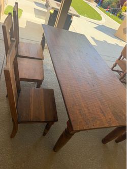 Wood table