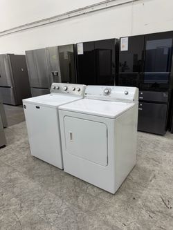 🔥 Maytag Washer & Dryer Set MVWC565FW1 / MEDC200XW0 | Top Load | Electric Dryer