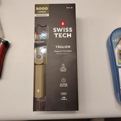 5000 Lumens Flashlight swiss tech